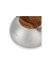 Ấm đun nước inox có còi và trang trí bằng gỗ - 3 l
