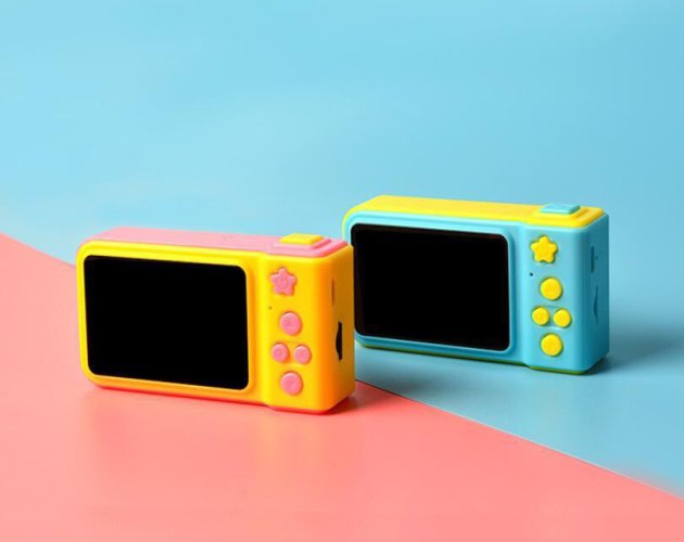Mini kamera dla dziecka z aparatem - Barva: Žluto - Růžová