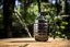 Grenade-shaped mug with round spout - BLACK
