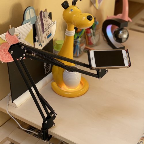 Desk phone / tablet holder