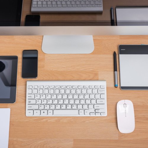 Bezdrátová klávesnice a myš, sada mini slim USB