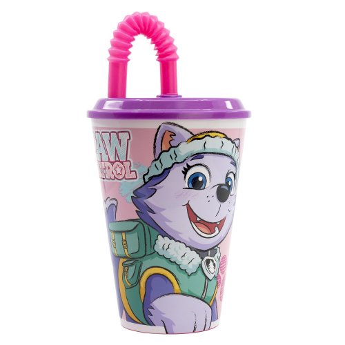 Cup with straw 430ml - Paw Patrol