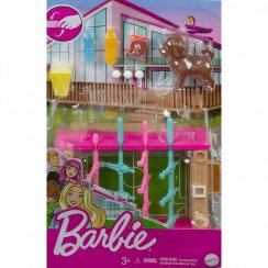 Barbie mini game set with pet table football - MATTEL
