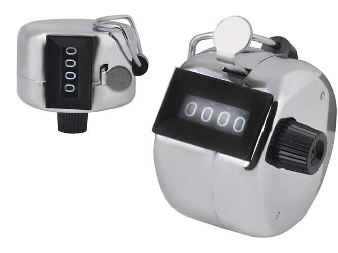 Clicker - mechanické ruční počítadlo