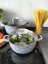 Modern set of marble pots - 14pcs