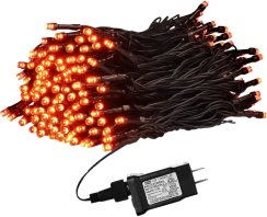 Venkovní vánoční řetěz 30 m 300 LED s časovačem - červená