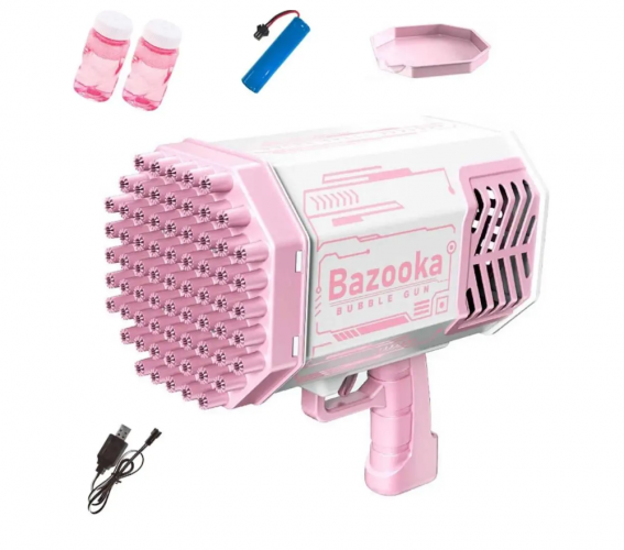 Detský bublinkový svietiaci bublifuk - Bazooka