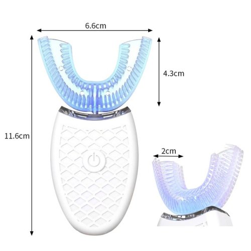 Bàn chải đánh răng tự động làm trắng thông minh - đen