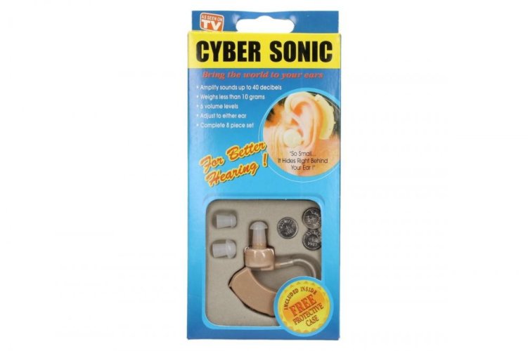 Aparat słuchowy z etui ochronnym - Cyber Sonic
