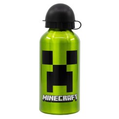aluminium bottle 400 ml minecraft creeper green