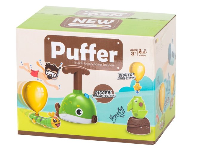 Aerodynamický odpalovač balónků do auta - ryba