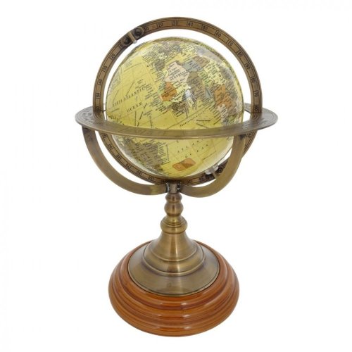 globus dekoracyjny na mosieznej podstawie nc2142