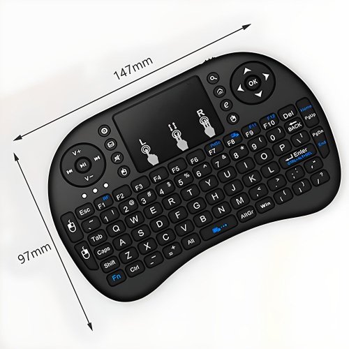 Podsvícená bezdrátová mini klávesnice i8 Bluetooth pro Smart TV