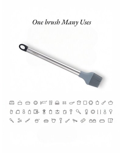Silicone bow with stainless steel handle