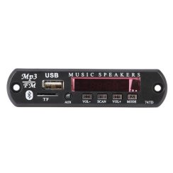 Bluetooth modul přehrávač transmitter do auta MP3 AUX USB FM dálkový ovladač - E356