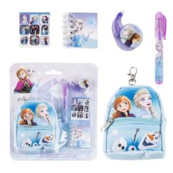 Zestaw do pisania z mini plecakiem Frozen – Kraina lodu