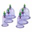 Vacuum massage flasks Set of 6 pcs