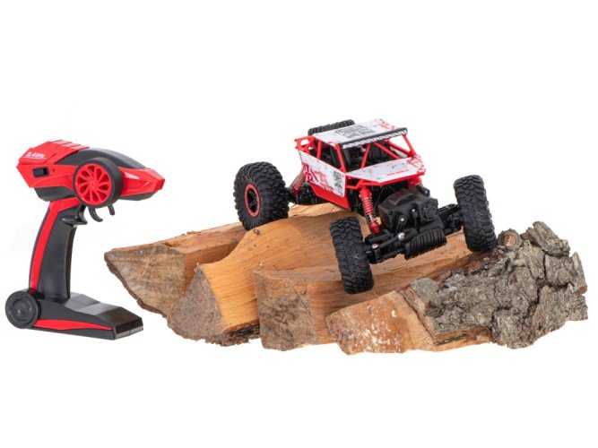 RC auto Rock Crawler HB 2.4GHz 1:18 červené