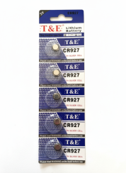Lítiové gombíkové batérie CR927 – 5 ks