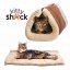 Plyšový pelech a podložka pre mačku 2v1 - Kitty Shack