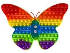 Board game POP IT rainbow - Butterfly