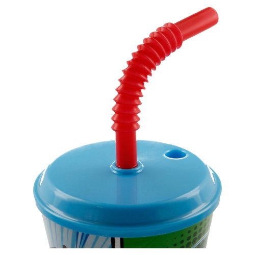 Kelímek s brčkem Tlapková patrola -430ml
