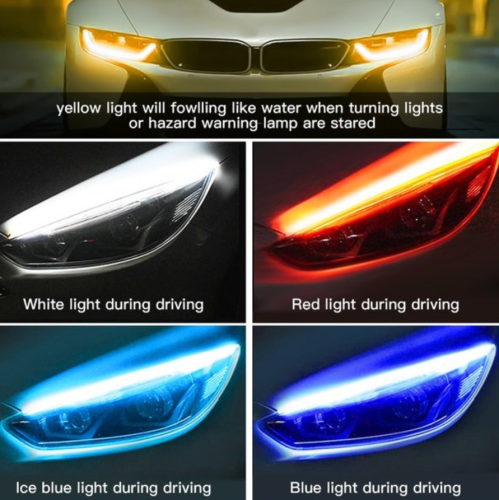 2x  LED  Światła do jazdy dziennej 45 cm