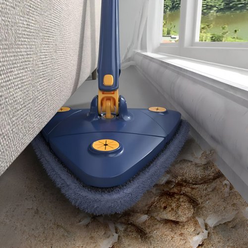 ANGLEMOP corner dust mop with 360° swivel head