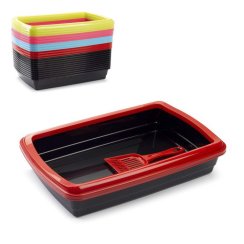 PF Plastikowa kuweta dla kota z łopatką 47x31x11cm