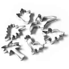 DINOSAURS cookie cutters, 6 pcs