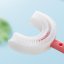 Bàn chải đánh răng hình chữ U cho bé 6-12 tuổi - hồng