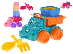 Samochód na piasek z dodatkami 12 m+ 2 kolory w siateczce