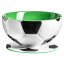 Soccer bowl with soccer coaster