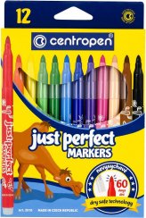 Marker pens Centropen Just Perfect - 12 pcs