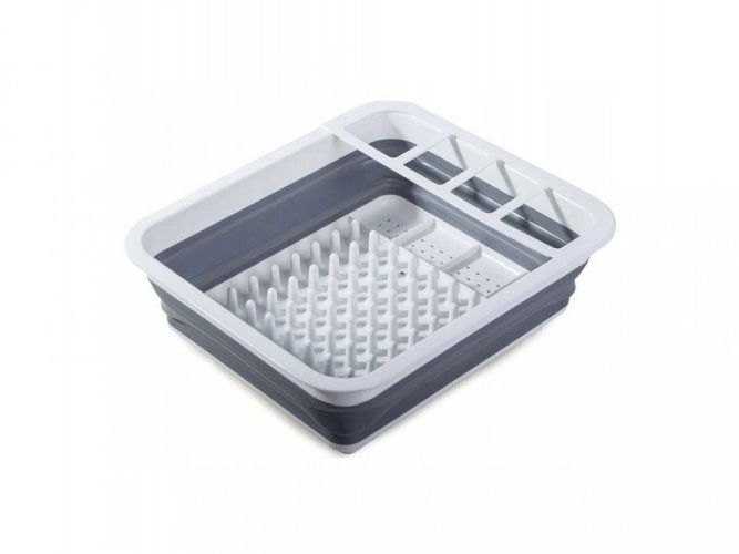 Foldable dish drainer silicone