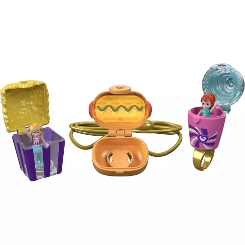Kino herní sada s překvapeními - Polly Pocket Un-Box-It Popcorn Box Playset
